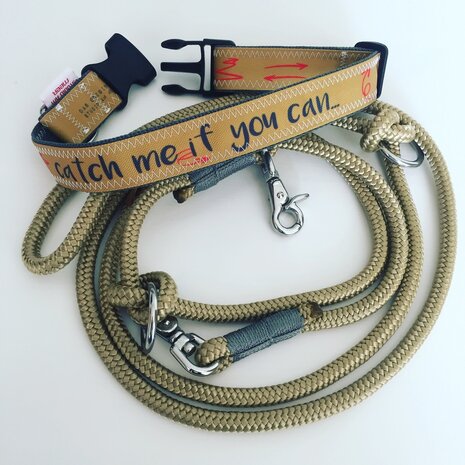 Halsband "Catch me if you can"